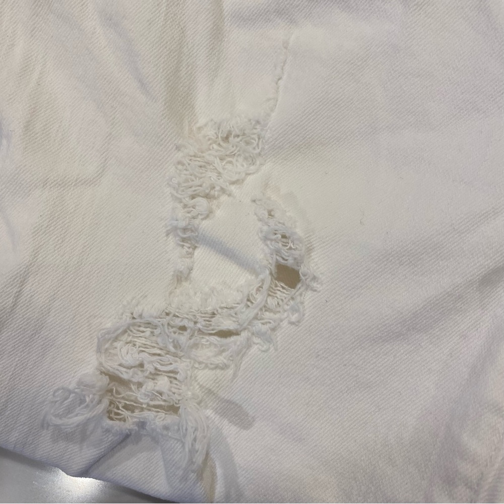 J.Crew Point Sur High rise slim boy White denim jeans - Picture 7 of 13